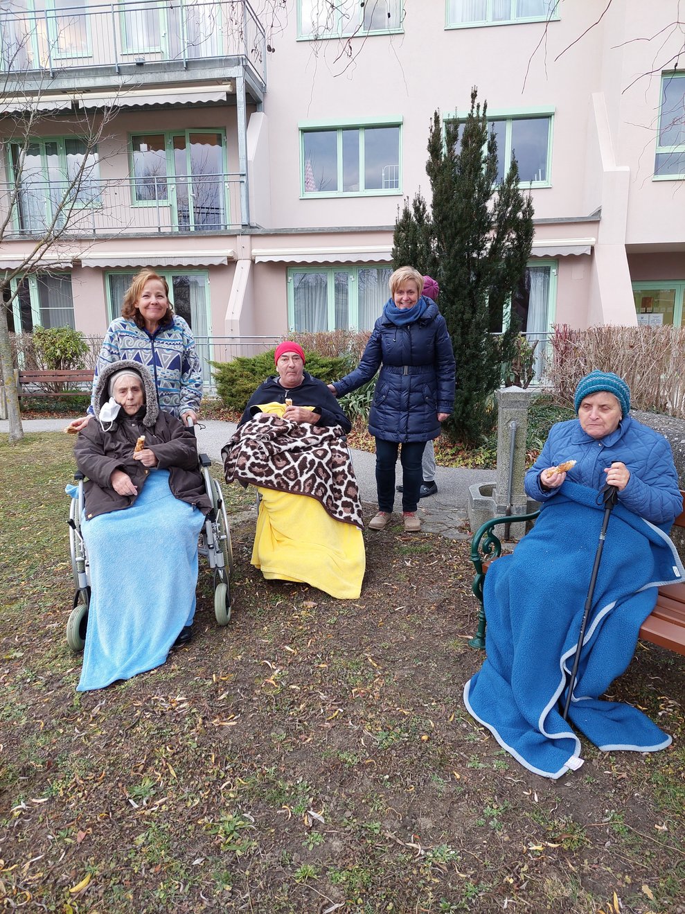 Bewohner im Garten